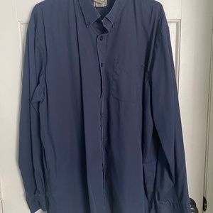 LL Bean Long Sleeve Casual Button Down - Men’s Size XXL Reg